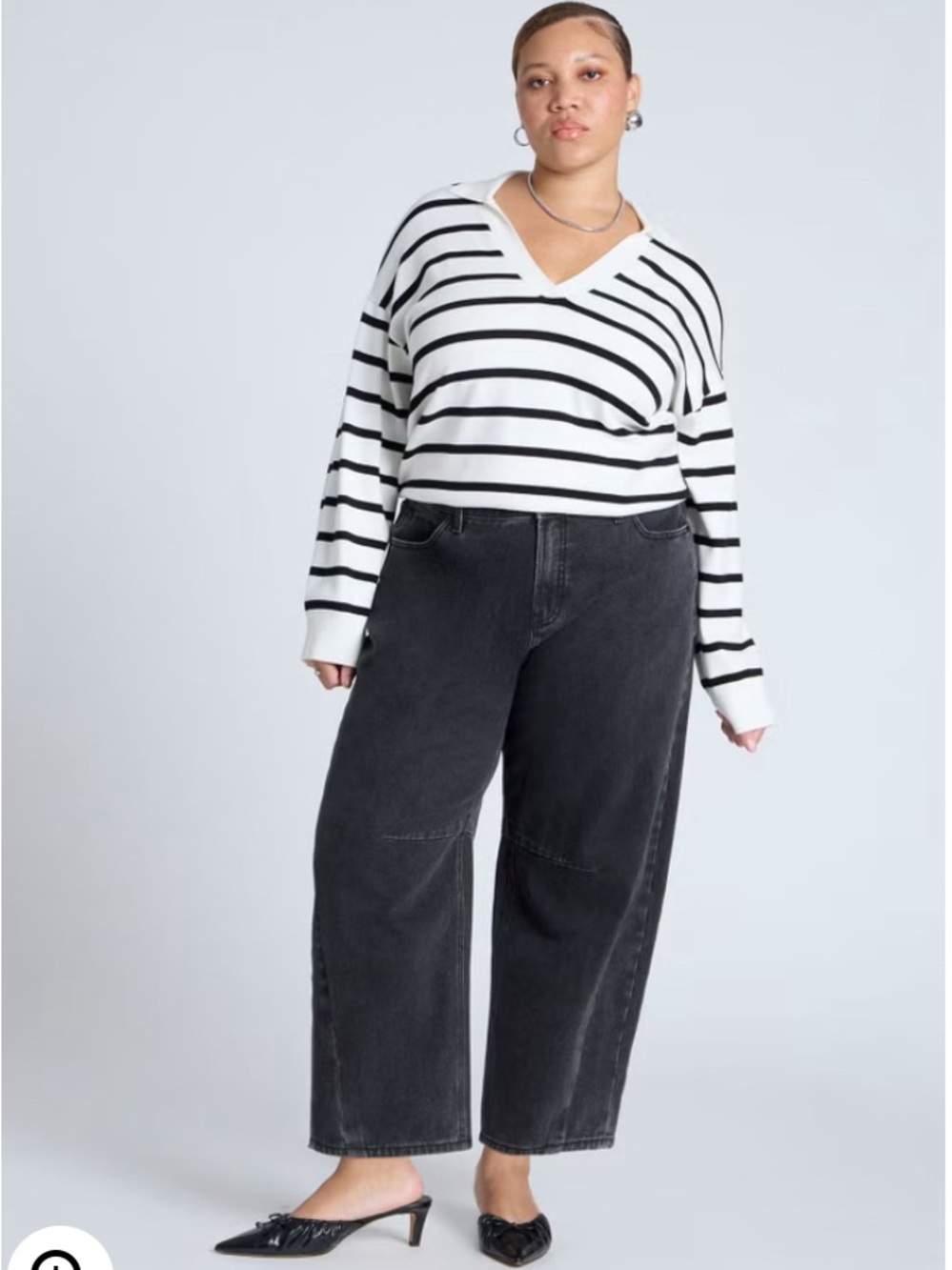 Eloquii Barrel Dart Jeans